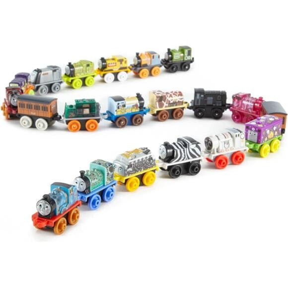 Thomas & Friends Toy Trains MINIS 20 Pack of Miniature Push-Along Engines - Picture 5 of 7